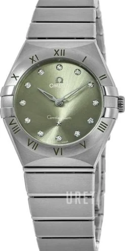 Constellation Quartz 28Mm Grön/Stål Ø28 mm