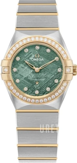 Constellation Quartz 28mm Grön/18 karat gult guld Ø28 mm