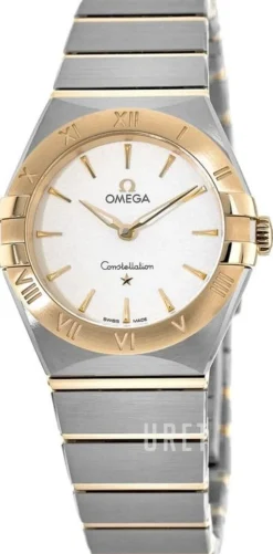 Constellation Quartz 28Mm Silverfärgad/18 karat gult guld Ø28 mm