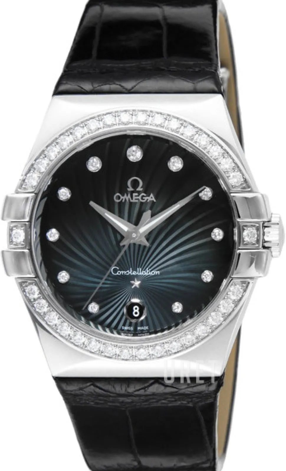 Constellation Quartz 35mm Svart/Läder Ø35 mm