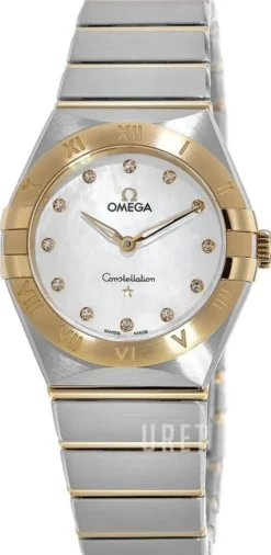 Constellation Quartz 28Mm Vit/18 karat gult guld Ø28 mm