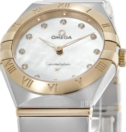 Constellation Quartz 28Mm Vit/18 karat gult guld Ø28 mm