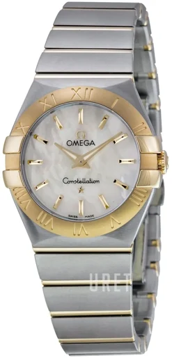 Constellation Quartz 27mm Vit/18 karat gult guld Ø27 mm