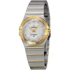 Constellation Quartz 27mm Vit/18 karat gult guld Ø27 mm