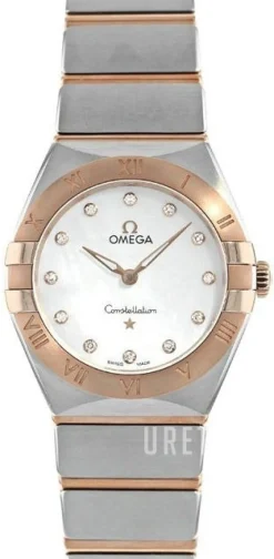 Constellation Quartz 28Mm Vit/18 karat roséguld Ø28 mm