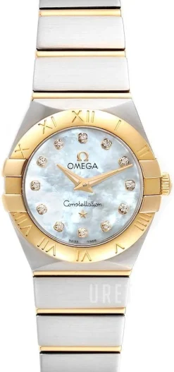 Constellation Quartz 24mm Vit/18 karat roséguld Ø24 mm