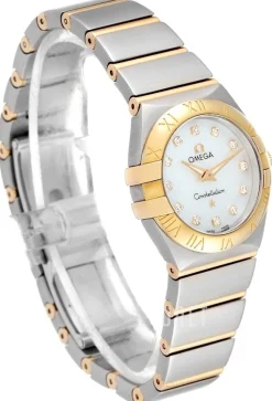 Constellation Quartz 24mm Vit/18 karat roséguld Ø24 mm