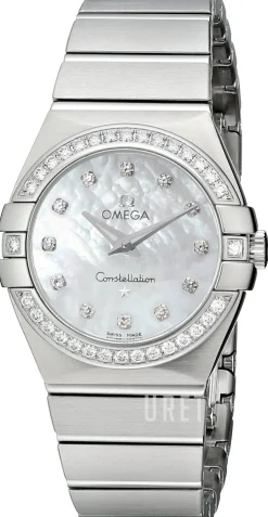 Constellation Quartz 27mm Vit/Stål Ø27 mm