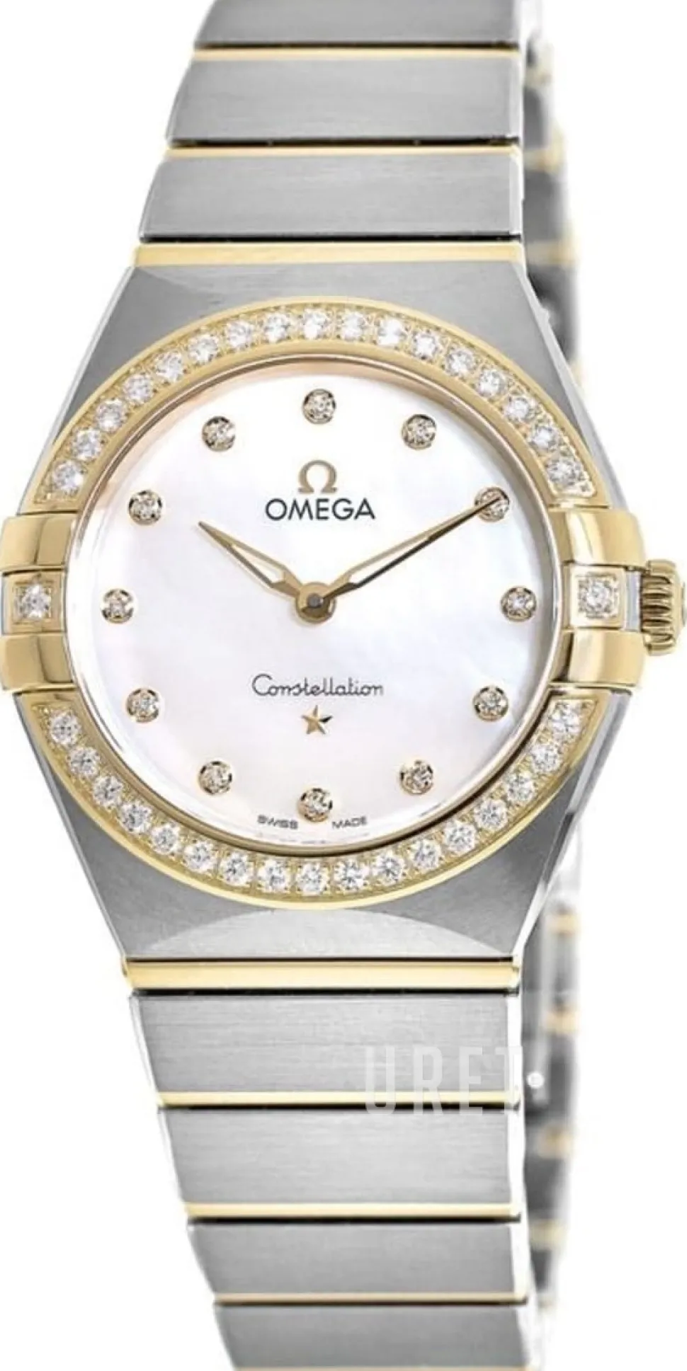 Constellation Quartz 28Mm Vit/18 karat gult guld Ø28 mm