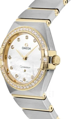 Constellation Quartz 28Mm Vit/18 karat gult guld Ø28 mm