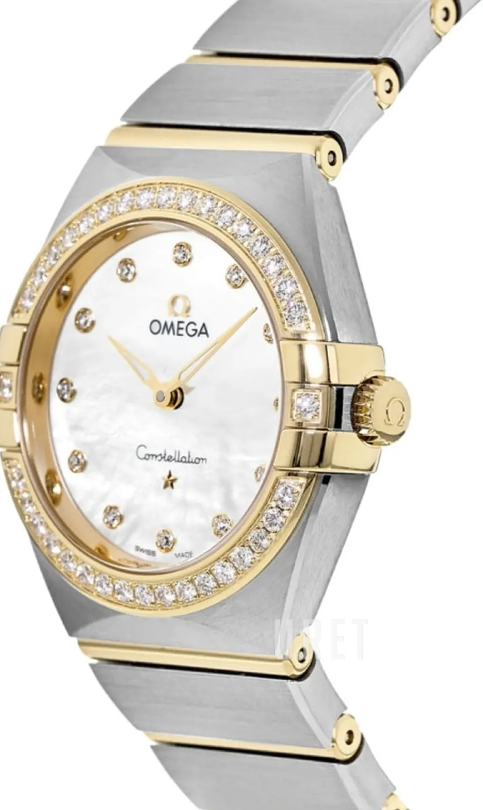 Constellation Quartz 28Mm Vit/18 karat gult guld Ø28 mm