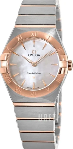 Constellation Quartz 28Mm Vit/18 karat roséguld Ø28 mm