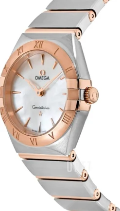 Constellation Quartz 28Mm Vit/18 karat roséguld Ø28 mm