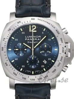 Contemporary Chrono Daylight Blå/Läder Ø44 mm