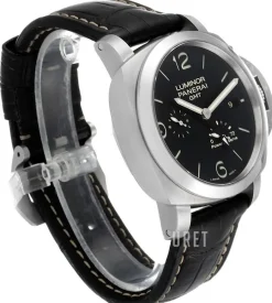 Contemporary Luminor 1950 3 Days GMT Power Reserve Automatic Svart/Läder Ø44 mm