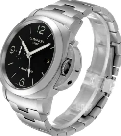 Contemporary Luminor 1950 3 Days GMT Automatic Svart/Stål Ø44 mm