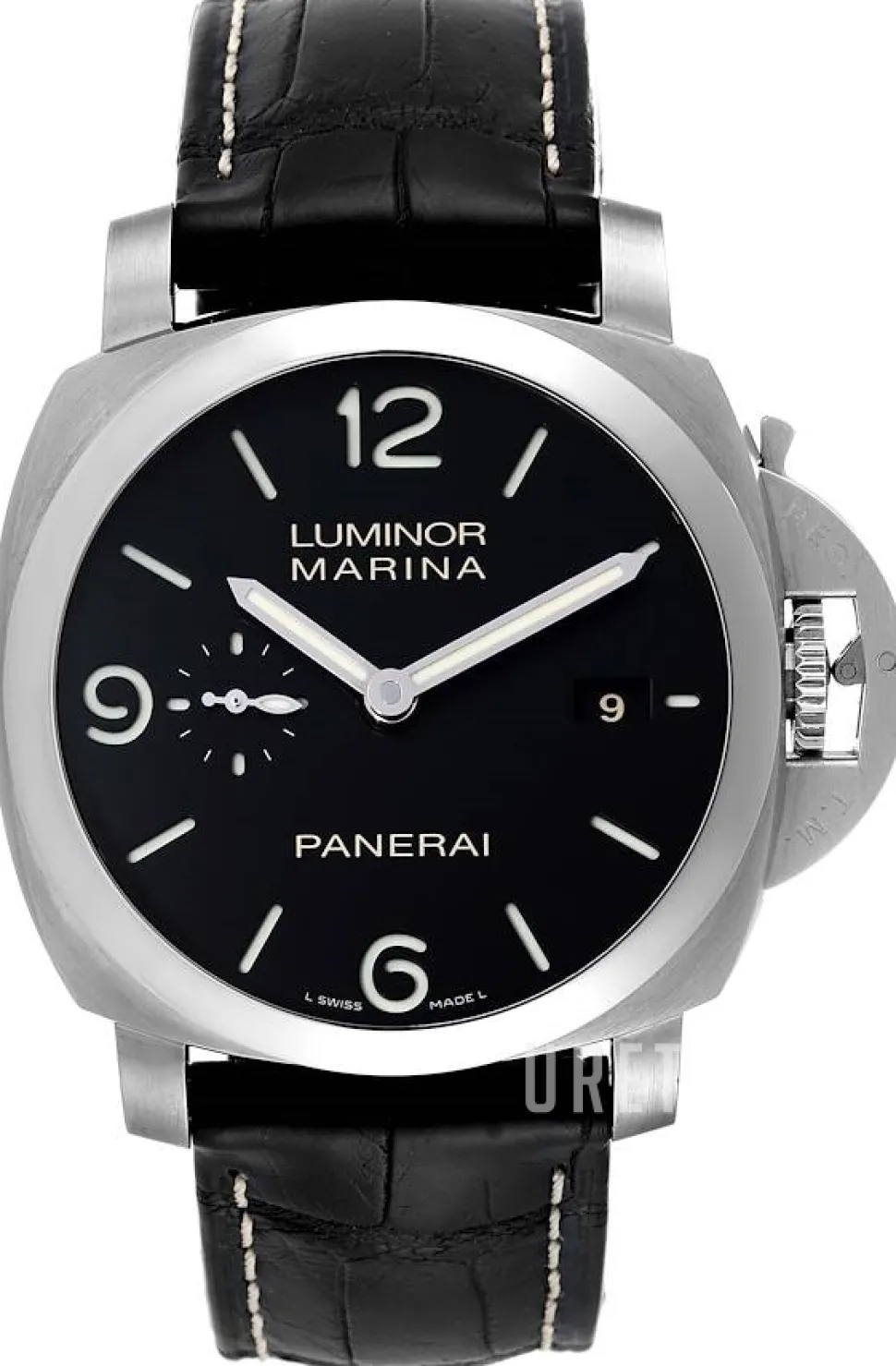 Contemporary Luminor 1950 3 Days Automatic Svart/Läder Ø44 mm