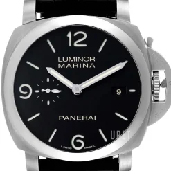 Contemporary Luminor 1950 3 Days Automatic Svart/Läder Ø44 mm