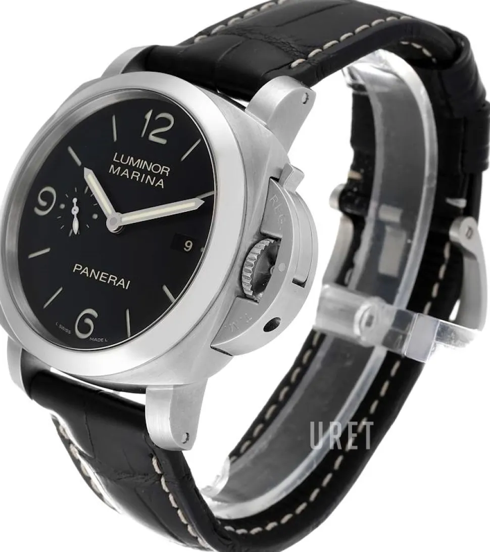 Contemporary Luminor 1950 3 Days Automatic Svart/Läder Ø44 mm