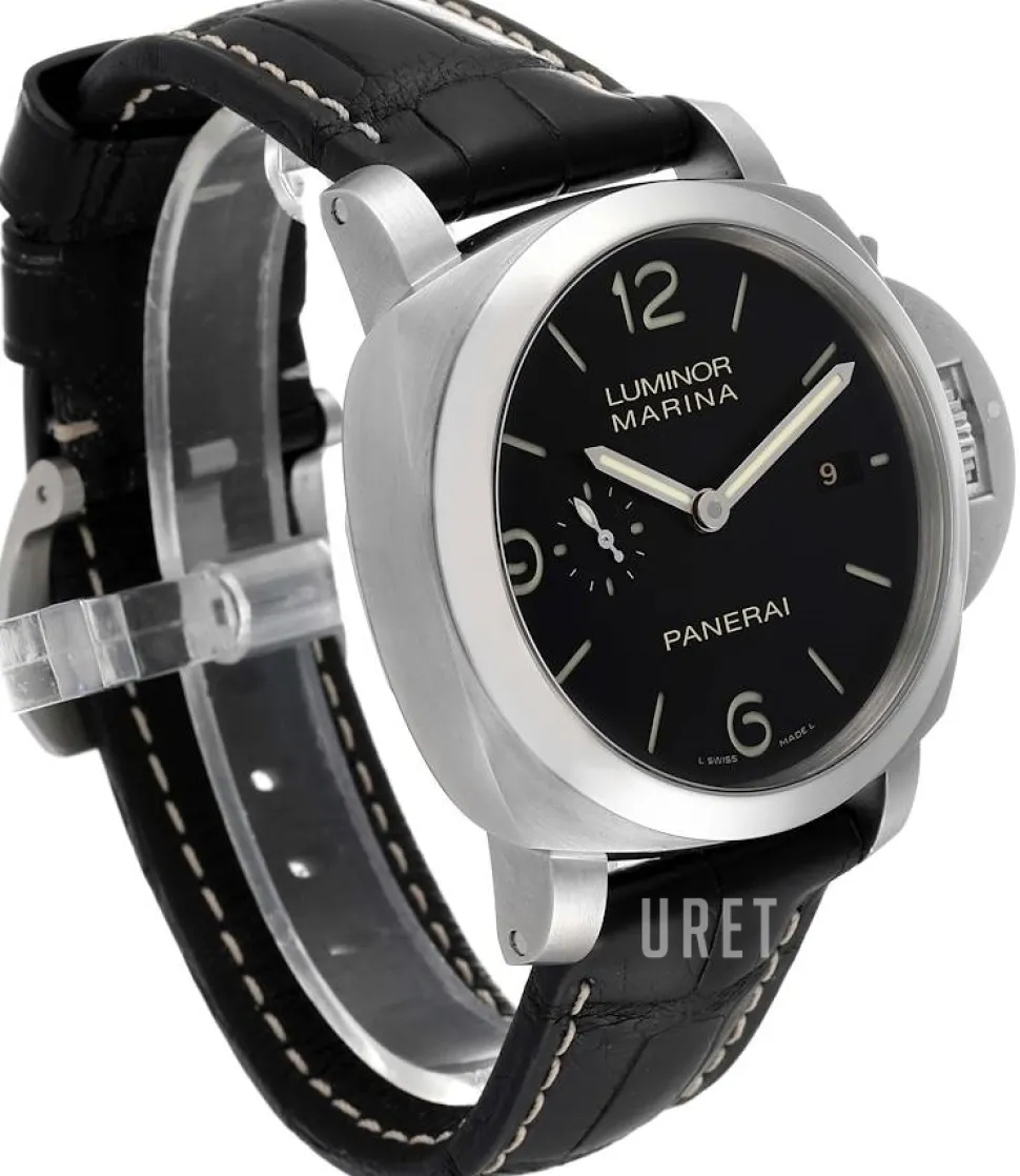 Contemporary Luminor 1950 3 Days Automatic Svart/Läder Ø44 mm