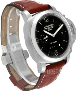 Contemporary Luminor 1950 10 Days GMT Svart/Läder Ø44 mm