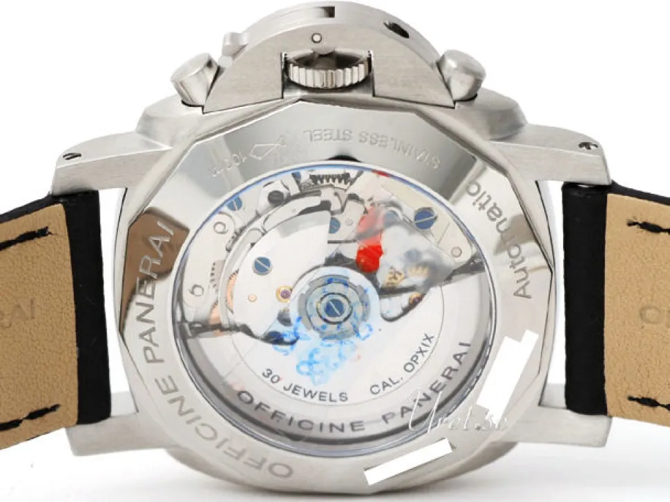 Contemporary Luminor 1950 Flyback Svart/Kolfiber Ø44 mm