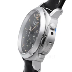 Contemporary Luminor Chrono Daylight Svart/Läder Ø44 mm