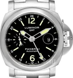 Contemporary Luminor GMT Svart/Stål Ø44 mm