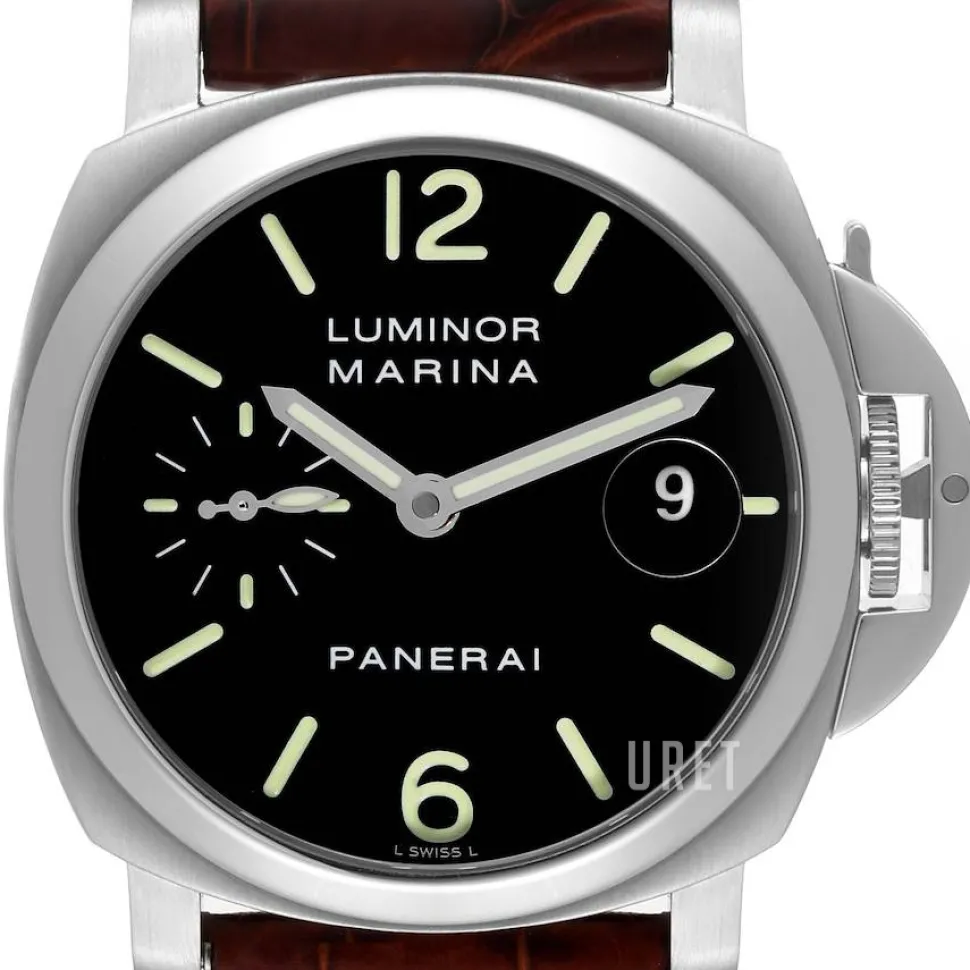Contemporary Luminor Marina Automatic Vit/Läder Ø40 mm