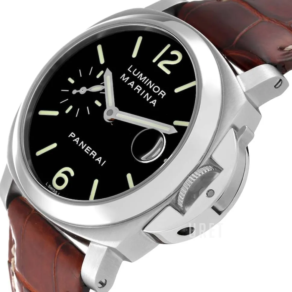 Contemporary Luminor Marina Automatic Vit/Läder Ø40 mm