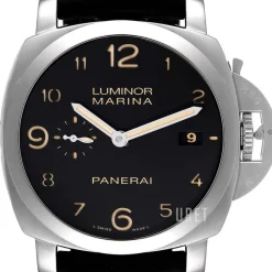 Contemporary Luminor Marina 1950 3 Days Automatic Svart/Läder Ø44 mm