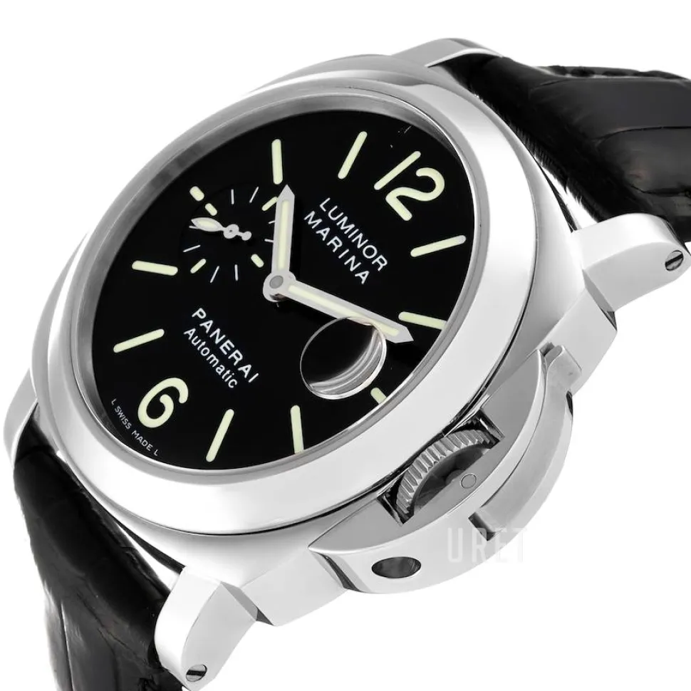 Contemporary Luminor Marina Automatic Svart/Läder Ø44 mm