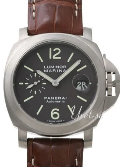 Contemporary Luminor Marina Automatic Titanium Brun/Läder Ø44 mm