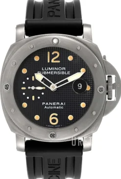 Contemporary Luminor Submersible Svart/Gummi Ø44 mm