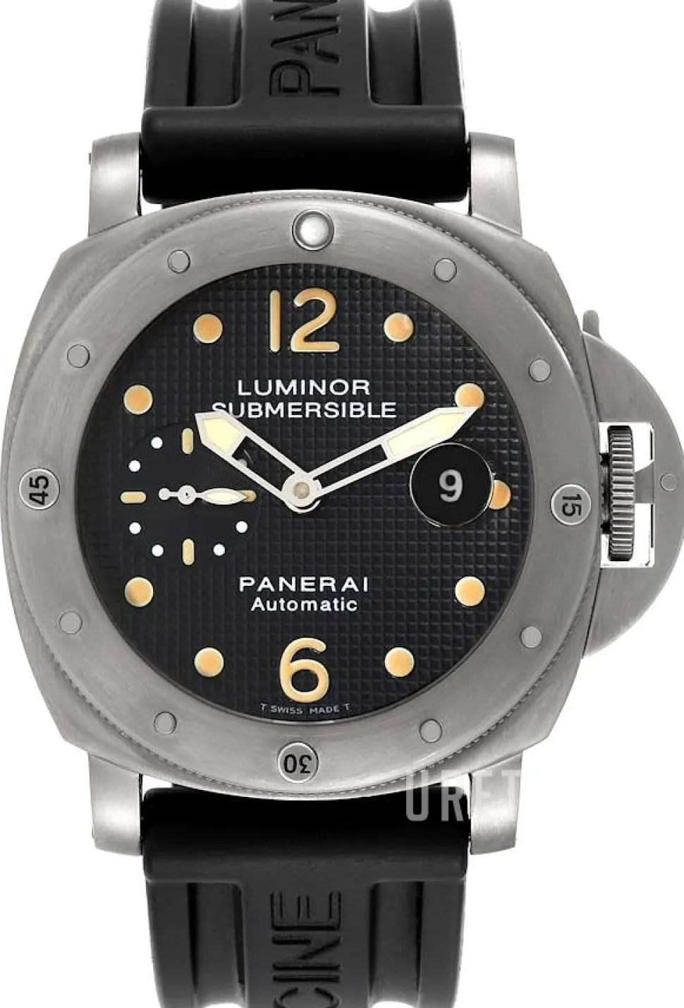 Contemporary Luminor Submersible Svart/Gummi Ø44 mm