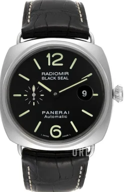 Contemporary Radiomir Black Seal Svart/Läder Ø45 mm