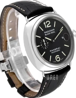 Contemporary Radiomir Black Seal Svart/Läder Ø45 mm