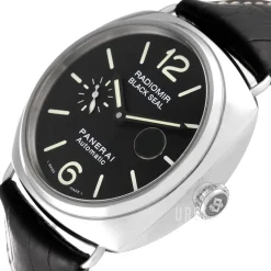 Contemporary Radiomir Black Seal Svart/Läder Ø45 mm