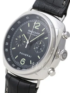 Contemporary Radiomir Chronograph Svart/Läder Ø45 mm