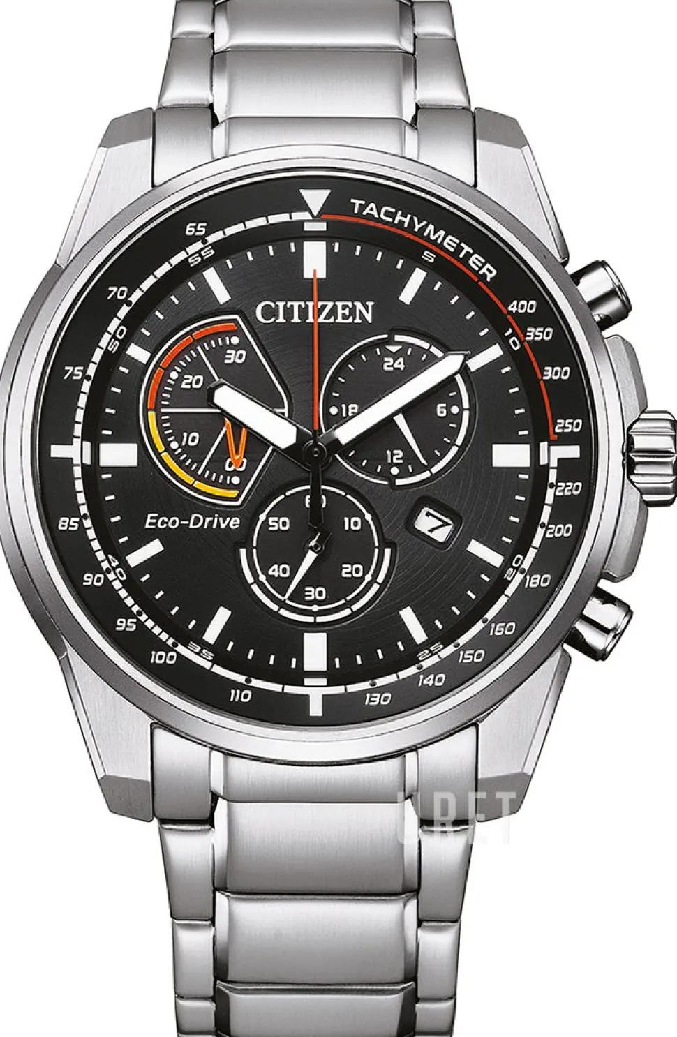 Crono Svart/Stål Ø44 mm