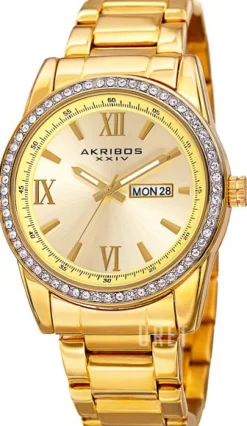 Crystal Guld/Gulguldtonat stål Ø41 mm