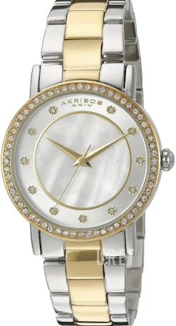 Crystal Silverfärgad/Gulguldtonat stål Ø34 mm