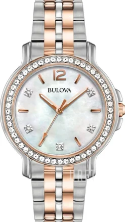 Crystal Silverfärgad/Roséguldstonat stål Ø32 mm