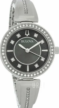 Crystal Svart/Stål Ø30 mm