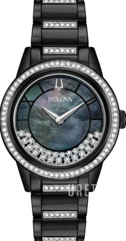 Crystal Svart/Stål Ø32 mm