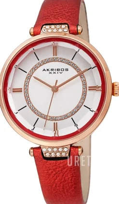 Crystal Vit/Läder Ø34 mm