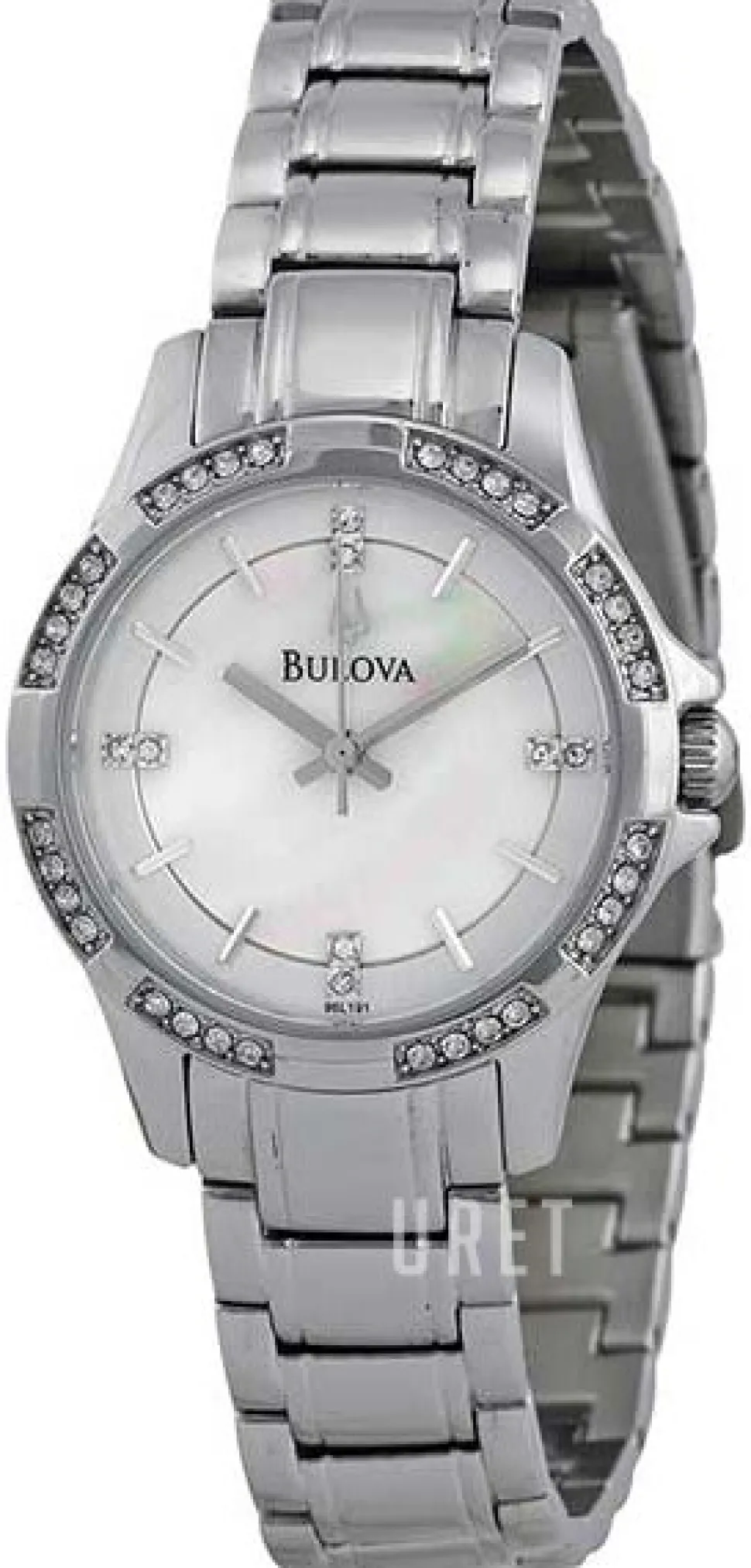 Crystal Vit/Stål Ø30 mm