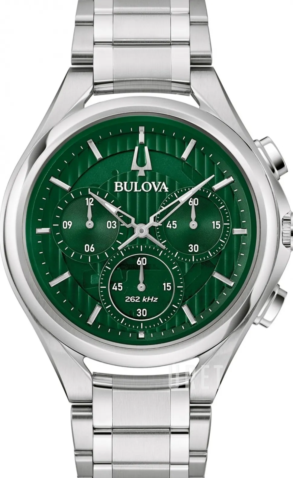 Curv Grön/Stål Ø45 mm