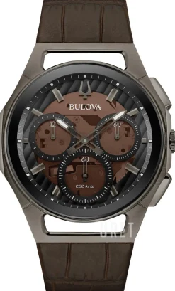 Curv Svart/Läder Ø44 mm