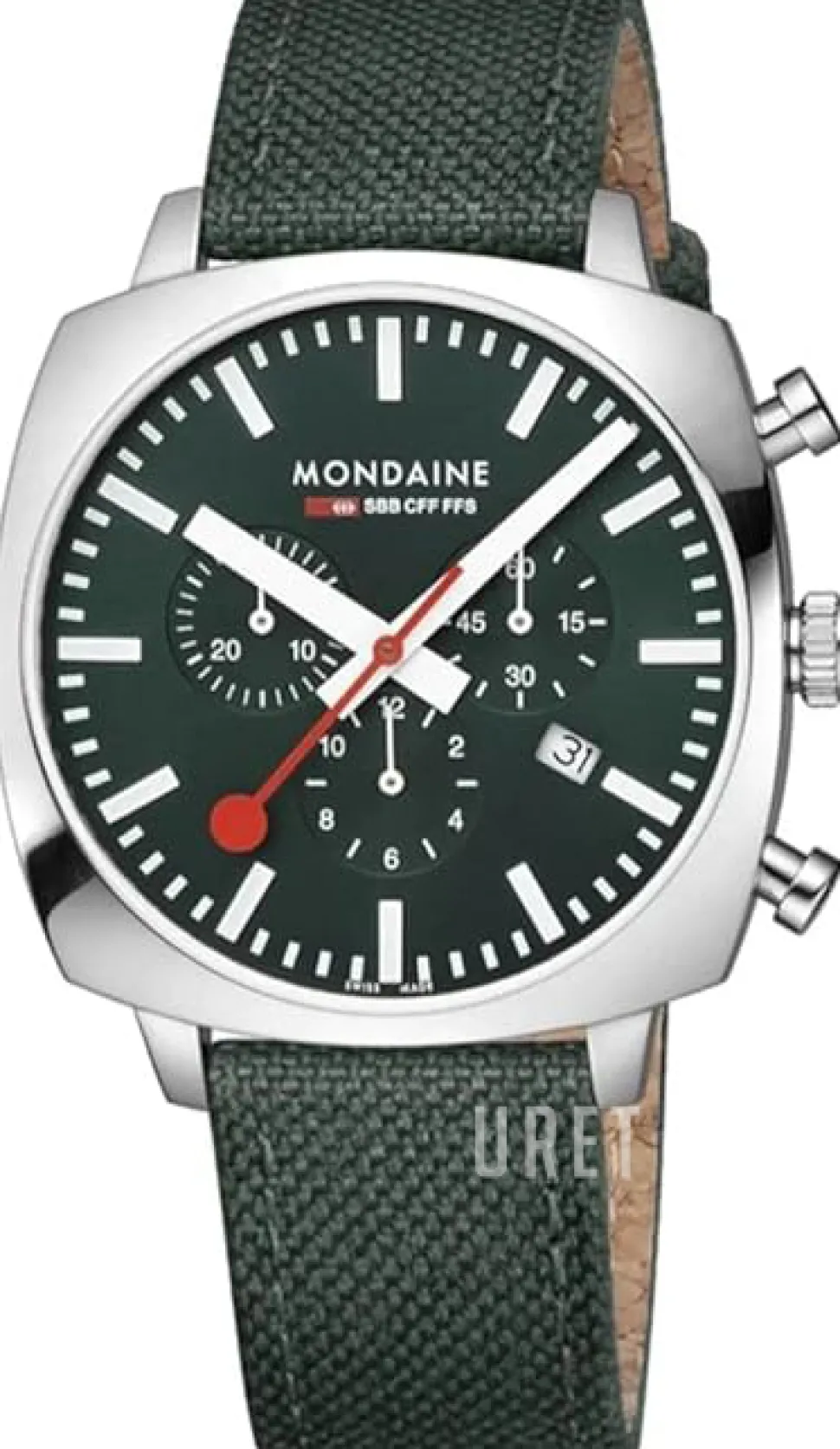 Cushion Grön/Läder